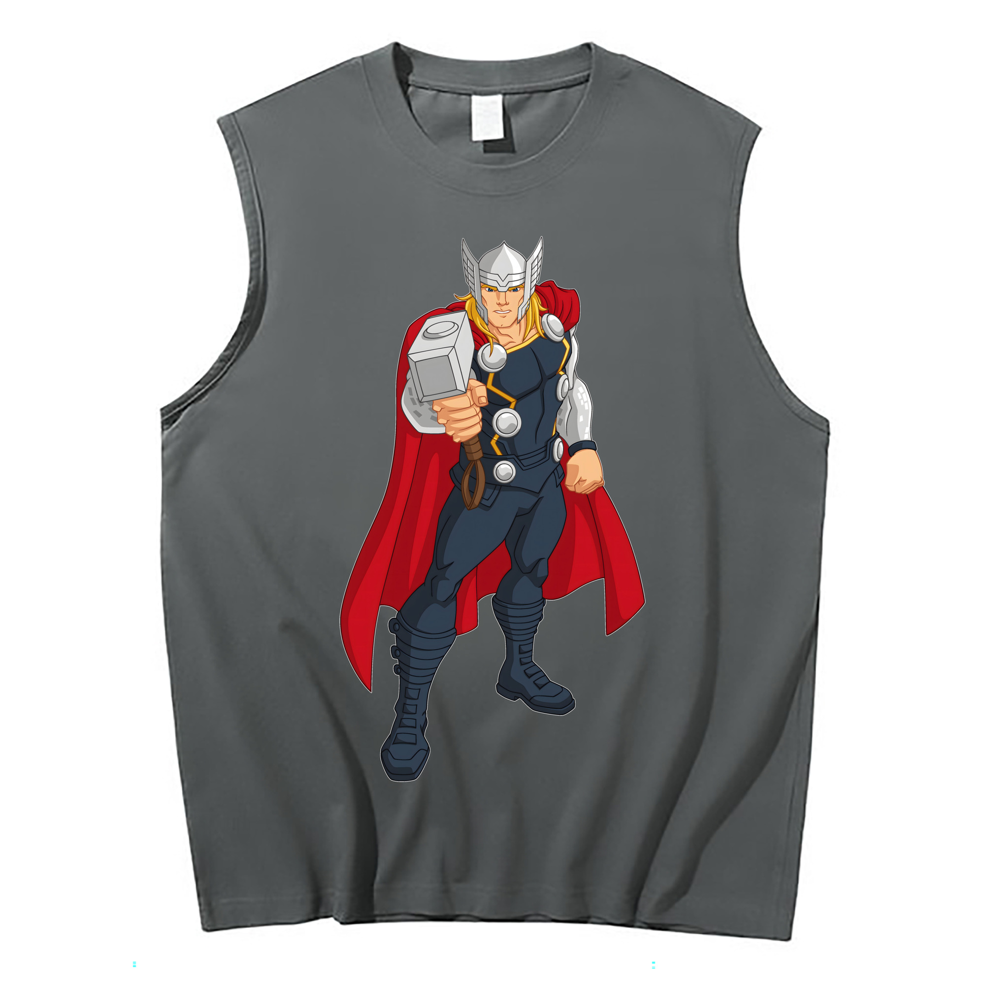 （画像用） アベンジャーズ The Avengers コットン100％タンクトップ（フロントプリント）